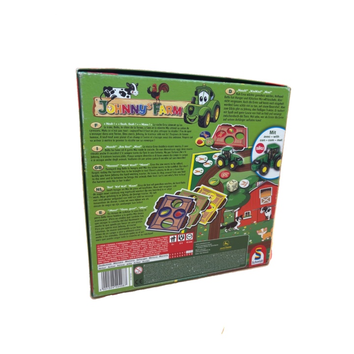 Johnny's Farm - Schmidt - Jeu Mémoire 3 ans avec Tracteur SIKU