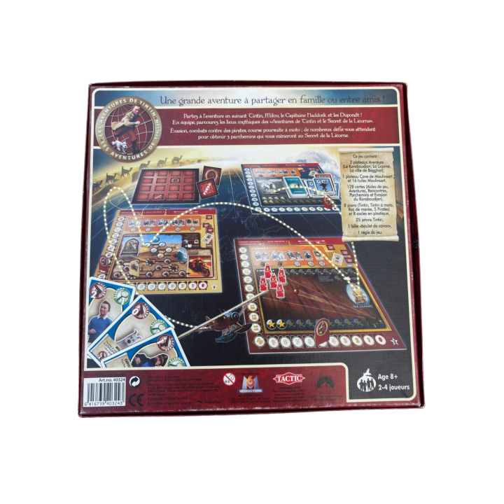 Aventures de Tintin - Tactic - Jeu aventure 8 ans 2-4 j
