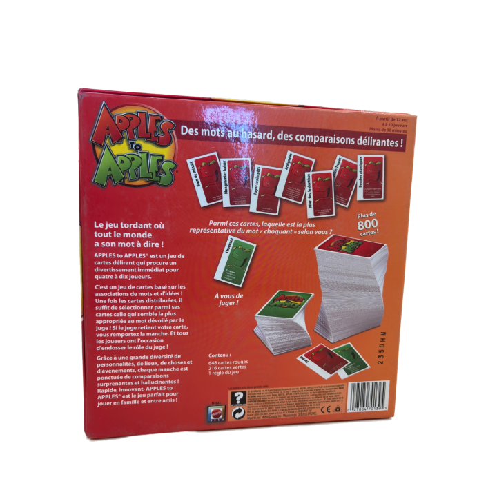 Apples to Apples - Mattel - Jeu Famille 12 ans 4-10 j