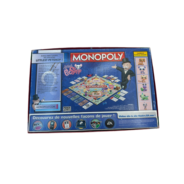 Monopoly Littlest Petshop - Hasbro - Jeu Famille 8+ 2-4j