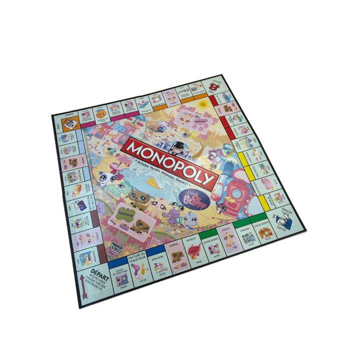 Monopoly Littlest Petshop - Hasbro - Jeu Famille 8+ 2-4j