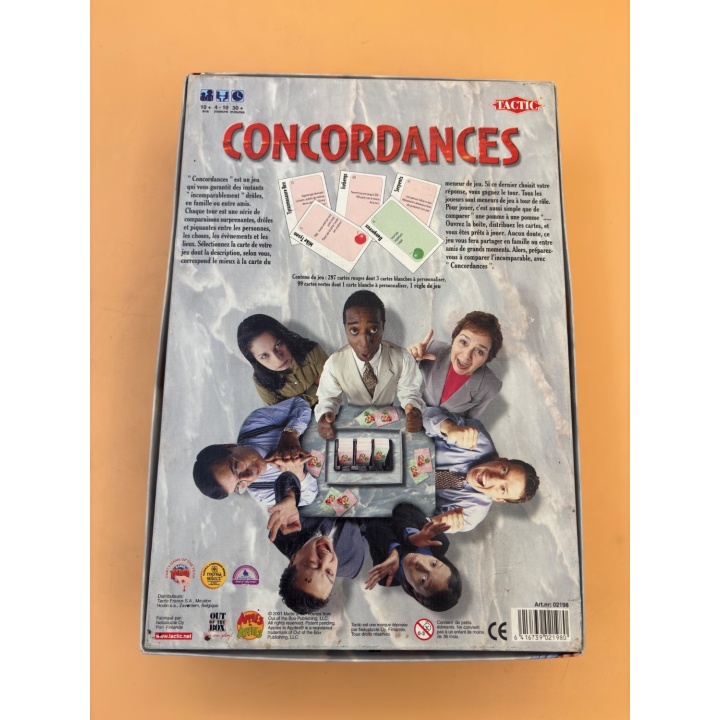 Concordances - Tactic - Jeu Famille 10 ans 4-10 j