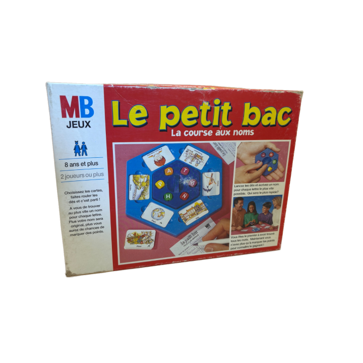 Règle Originale Le Petit Bac MB Jeux - Notice Authentique Vintage