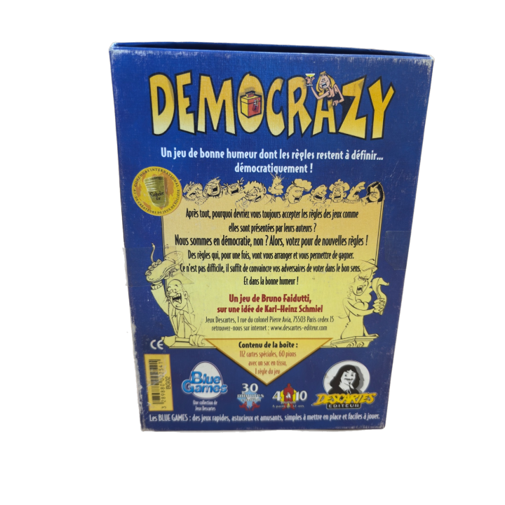 Democrazy - Blue Games - Jeu ambiance vote 10 ans 3-10 j