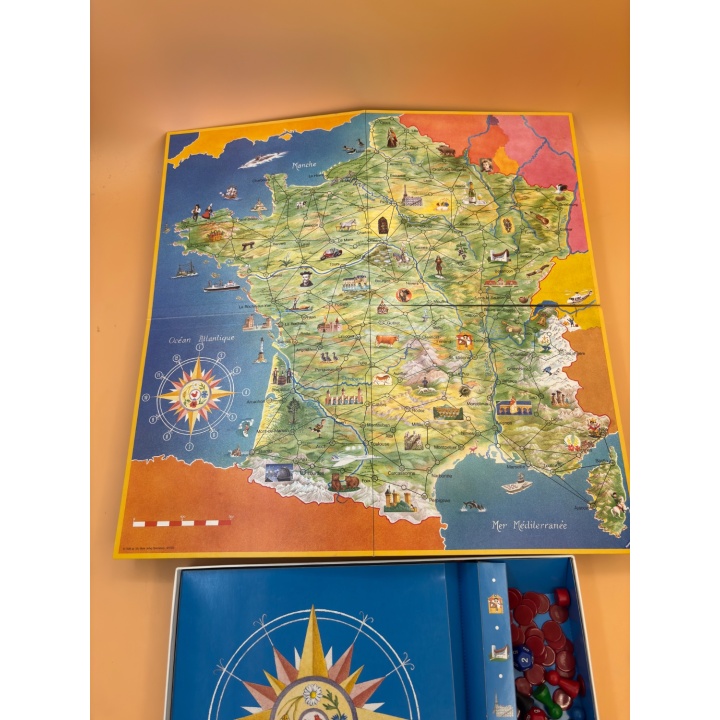 À travers la France - Ravensburger - Jeu famille 8 ans 2-6 j