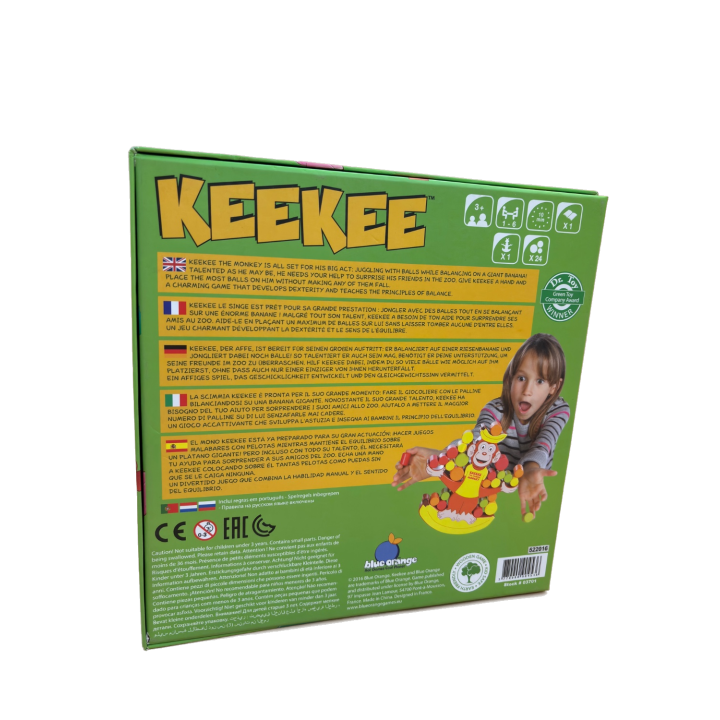 Keekee - Blue Orange - Jeu Adresse 3 ans 1-4 j