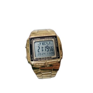 Montre Casio Data Bank Illuminator Dorée - Vintage Rétro - Occasion - 