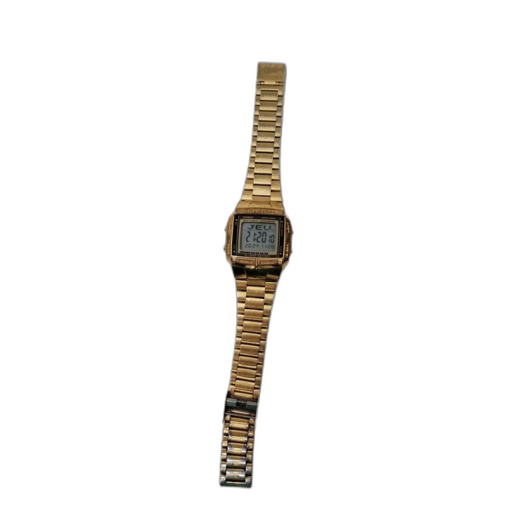 Montre Casio Data Bank Illuminator Dorée - Vintage Rétro - Occasion - 