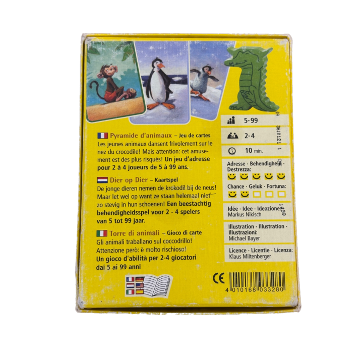 Pyramide d'Animaux - HABA - Jeu de Cartes 5 ans 2-4 joueurs