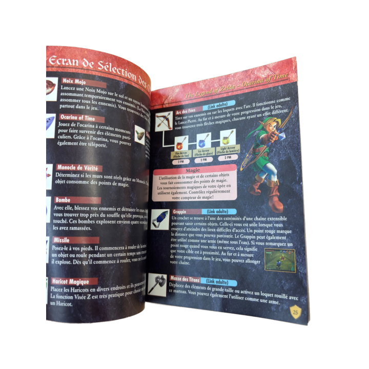 Zelda Ocarina of Time - Nintendo - Mode d'emploi N64 FR/NL