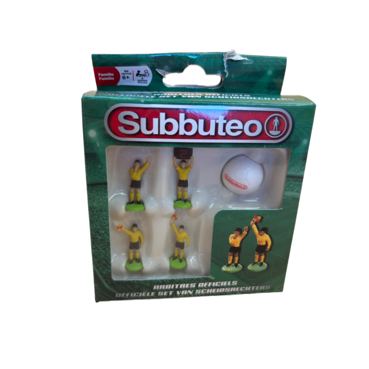 Subbuteo Arbitres Officiels - Set 4 Figurines + Ballon