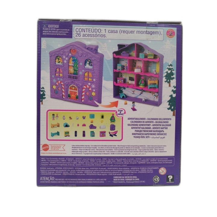Polly Pocket Calendrier de l'Avent Mattel - 25 Surprises 1 Maison 26 A