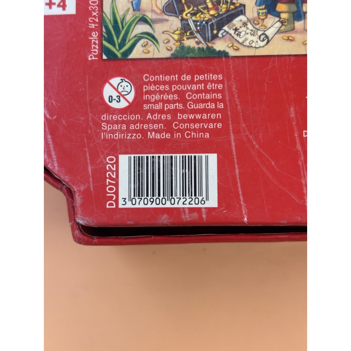 Puzzle Le Pirate et son Trésor - Djeco - 36 Pièces 4 ans