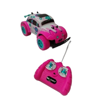Exost Silverlit Voiture Télécommandée Disco Rose - Jouet Électronique