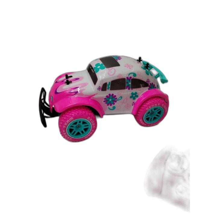 Exost Silverlit Voiture Télécommandée Disco Rose - Jouet Électronique