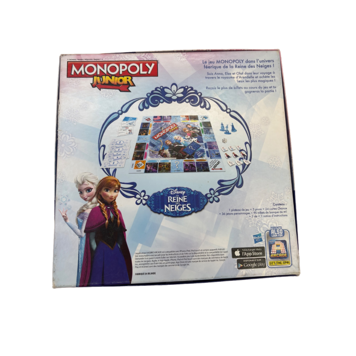 Monopoly Junior Reine des Neiges - Hasbro - 5 ans 2-3 joueurs