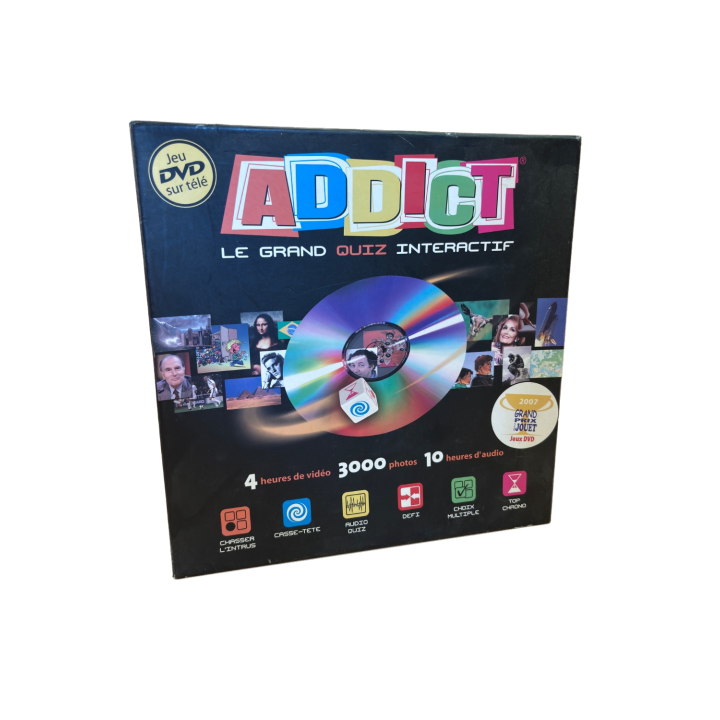 Règle Originale Addict TF1 Games - Notice Authentique Quiz DVD - 