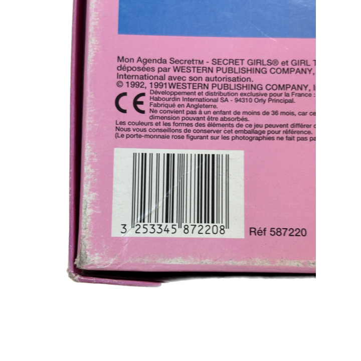 Secret Girls Mon Agenda Secret - Habourdin