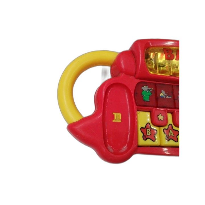 Piano Électronique Babar Lansay - Jouet Musical Éveil Vintage - Dès 12