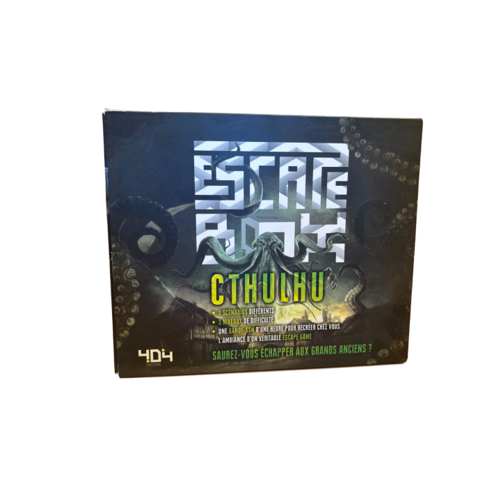 Escape Box Cthulhu - 404 Éditions - Escape Game 3-6 j 60min