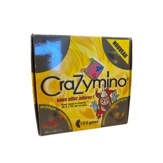 CraZymino - 1-2-3-games - Jeu stratégie 5 ans 2-6 j