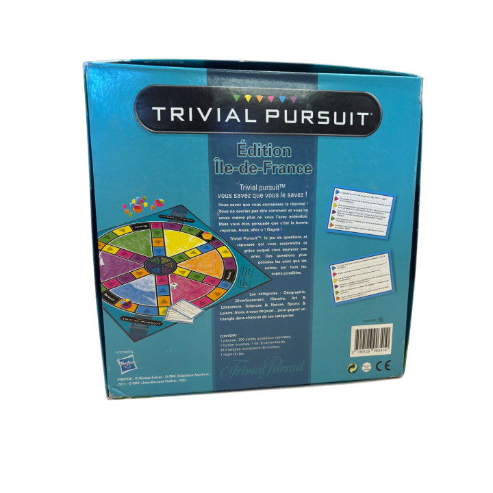Trivial Pursuit Île-de-France - Hasbro - Jeu Quizz 8 ans