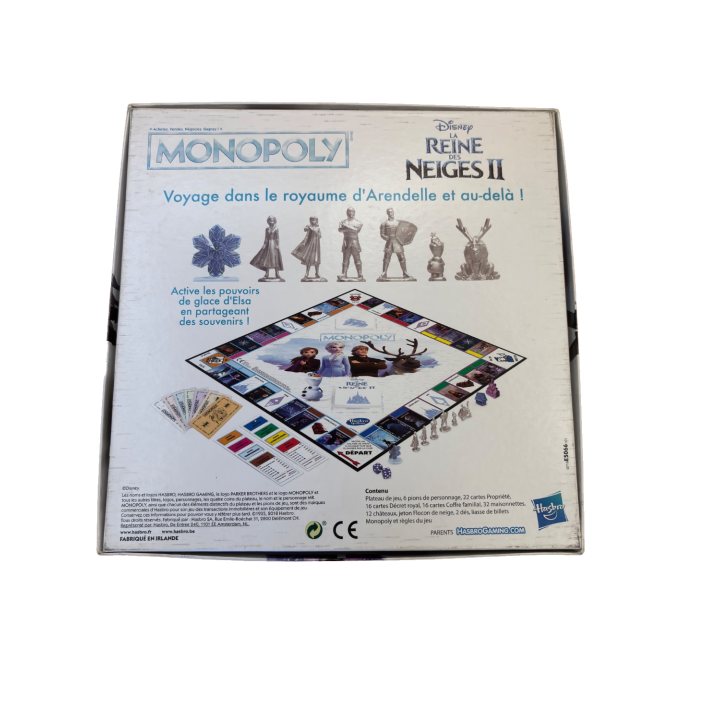 Monopoly Reine Neiges 2 - Hasbro - Jeu Société 8 ans 2-6 j