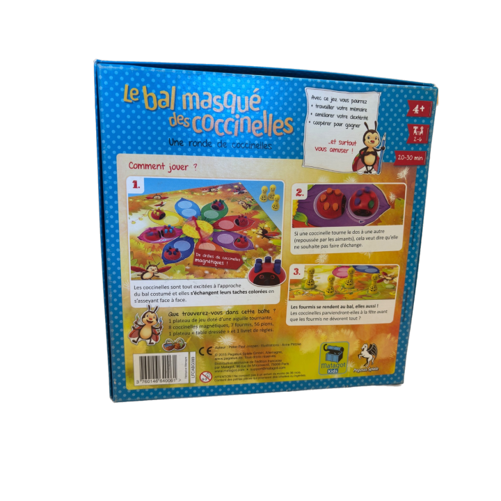 Le Bal Masqué Coccinelles - Matagot - Jeu mémoire 4 ans 2-6 j