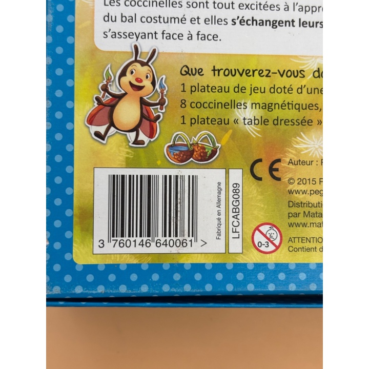 Le Bal Masqué Coccinelles - Matagot - Jeu mémoire 4 ans 2-6 j