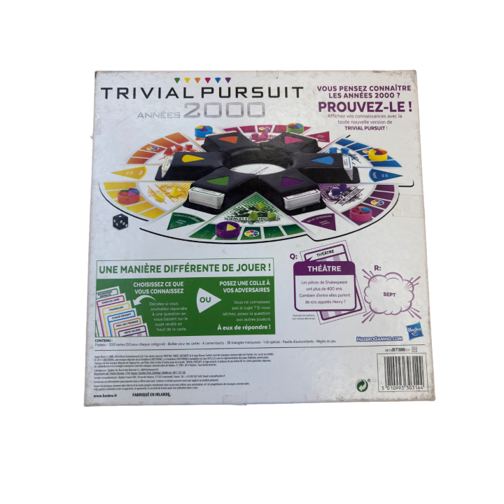 Trivial Pursuit Années 2000 - Hasbro - Jeu Quizz 16 ans 2-6 j