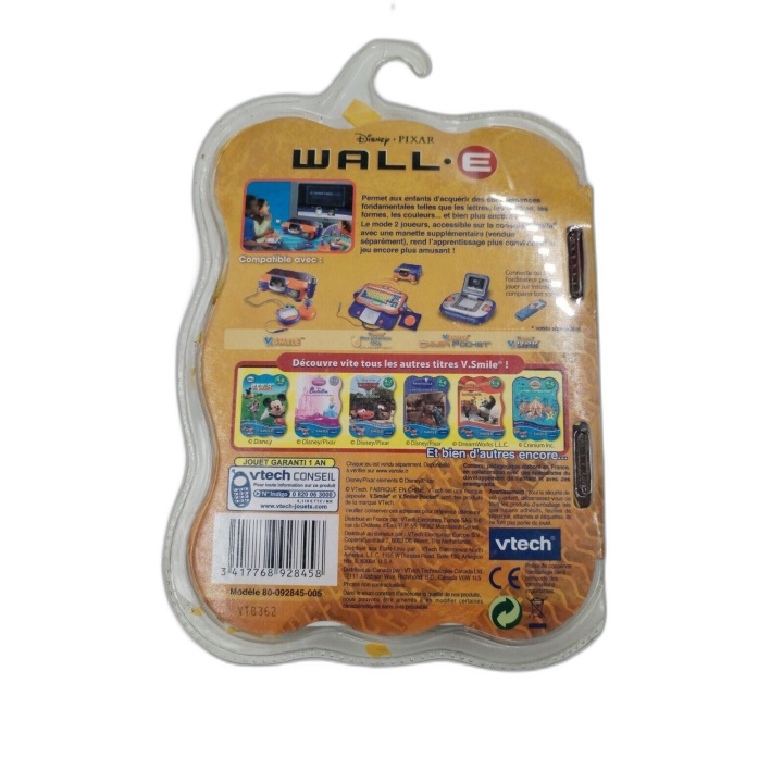 Wall-E Disney Pixar - Jeu Éducatif VTech V.Smile - 3-5 ans - Neuf