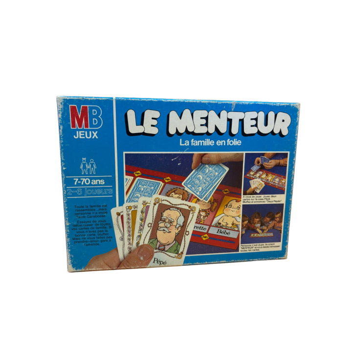 Règle Papier Le Menteur MB Jeux - Notice Imprimée Jeu Cartes