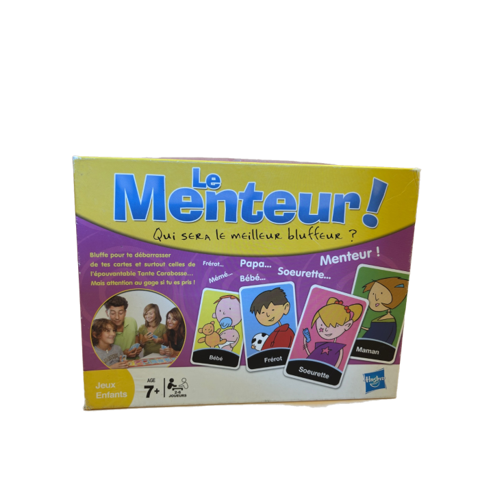 Le Menteur - Hasbro - Jeu Bluff Famille 7 ans 2-6 j