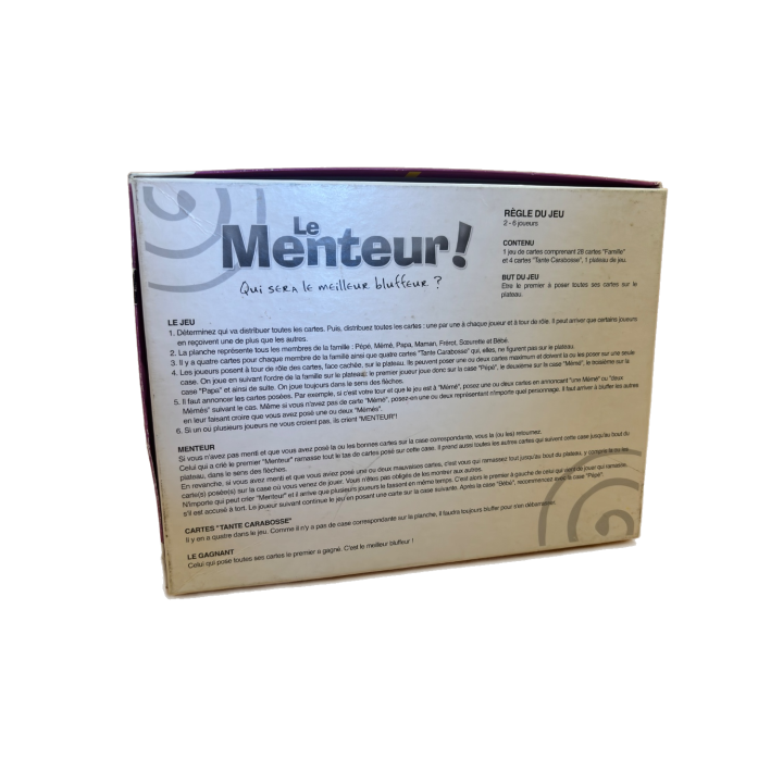 Le Menteur - Hasbro - Jeu Bluff Famille 7 ans 2-6 j