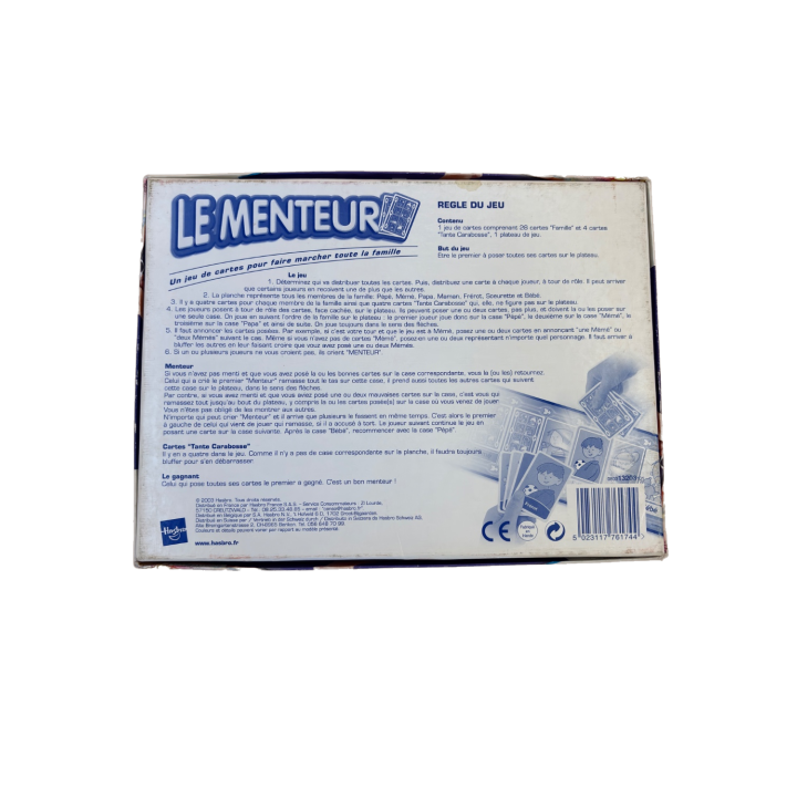 Le Menteur - MB Jeux - Jeu Cartes Famille 7 ans 2-6 j