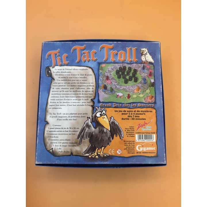 Tic Tac Troll - Gigamic - Jeu Stratégie 7 ans 2-4 j