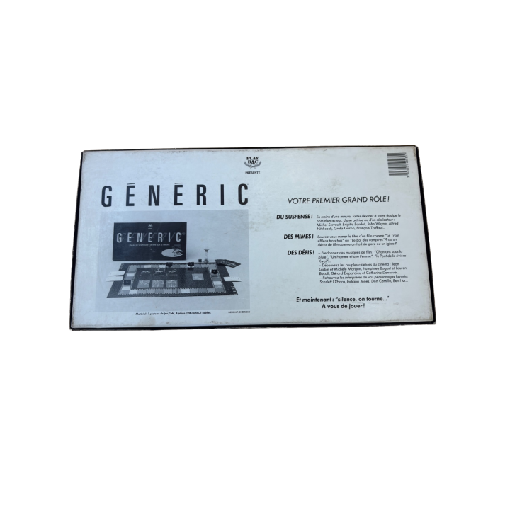 Generic - Play Bac - Jeu Société Ambiance Cinéma