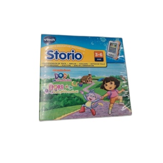 VTech Storio - Jeu Éducatif Dora l'Exploratrice et les Trois Petits Co