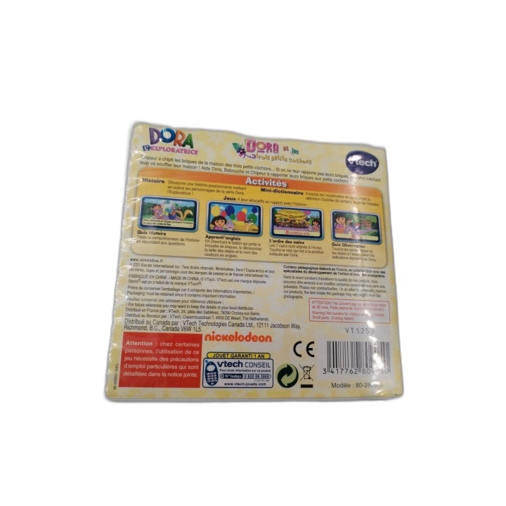 VTech Storio - Jeu Éducatif Dora l'Exploratrice et les Trois Petits Co
