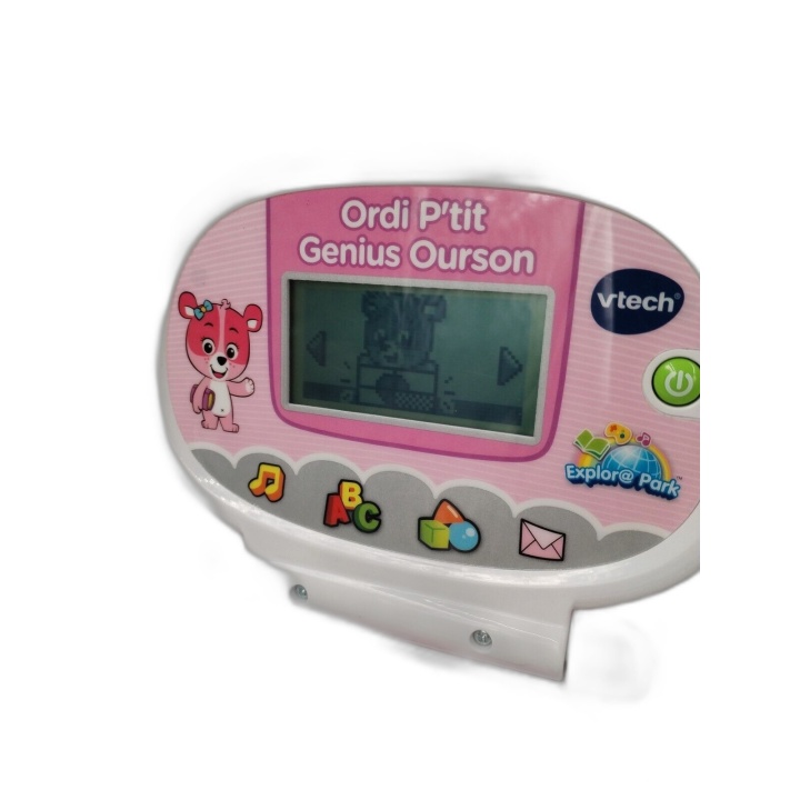 VTech Ordi P'tit Genius Ourson Rose - Ordinateur Éducatif Enfant 2-5 a