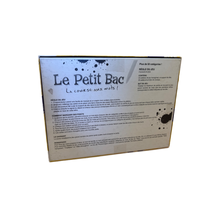 Le Petit Bac - Hasbro - Jeu Famille Course aux Mots 8 ans 2+ j