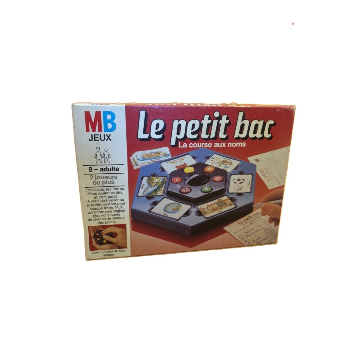 Règle Originale Le Petit Bac MB Jeux - Notice Authentique Vintage