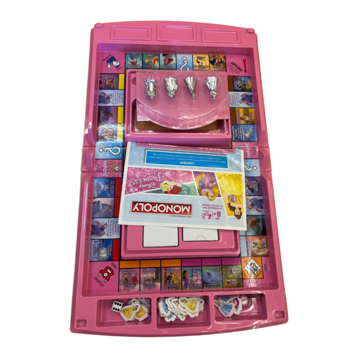 Monopoly Disney Princesse - Hasbro - Jeu Famille 8 ans 2-4 j