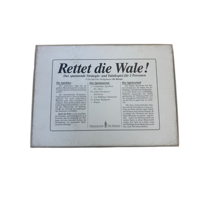 Rettet die Wale - Die Barque - Jeu stratégie 2 joueurs