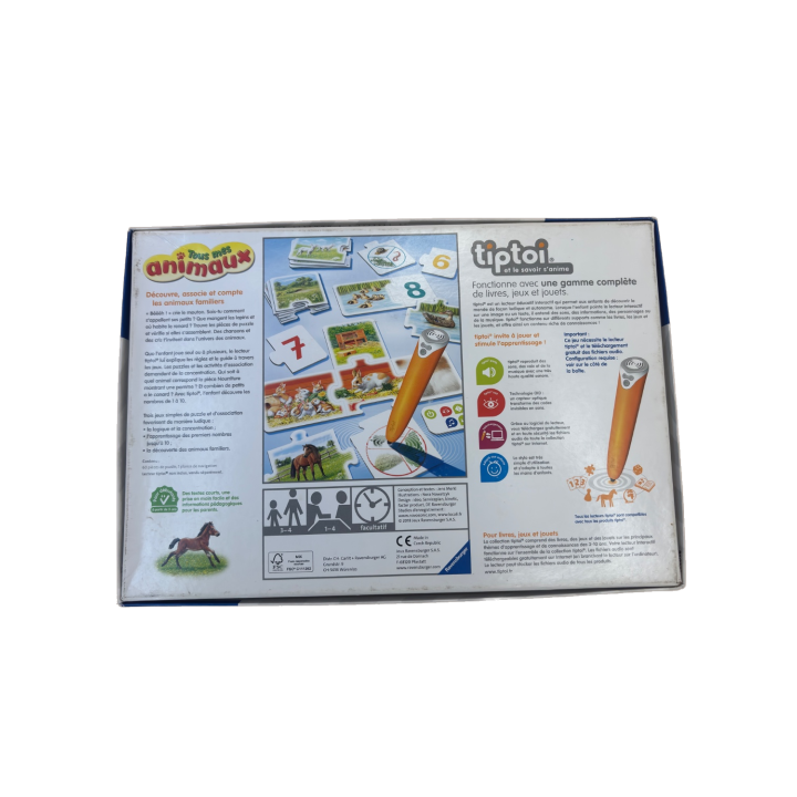 Tous mes animaux - Ravensburger - Jeu éducatif 3 ans 1-4 j