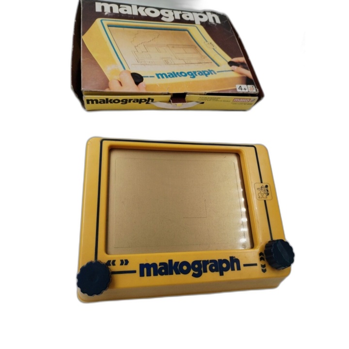 Makograph Mako - Ardoise Magique Vintage Télécran Dessin - Jouet Rétro