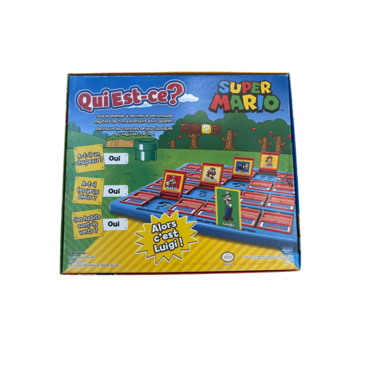 Qui Est-ce Super Mario - Hasbro - Jeu Déduction 3 ans 2 j
