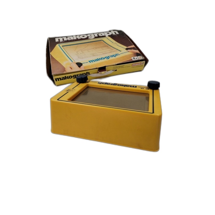 Makograph Mako - Ardoise Magique Vintage Télécran Dessin - Jouet Rétro