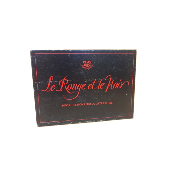 Règle Le Rouge et le Noir PDF - Notice Jeu Quizz Littérature Play