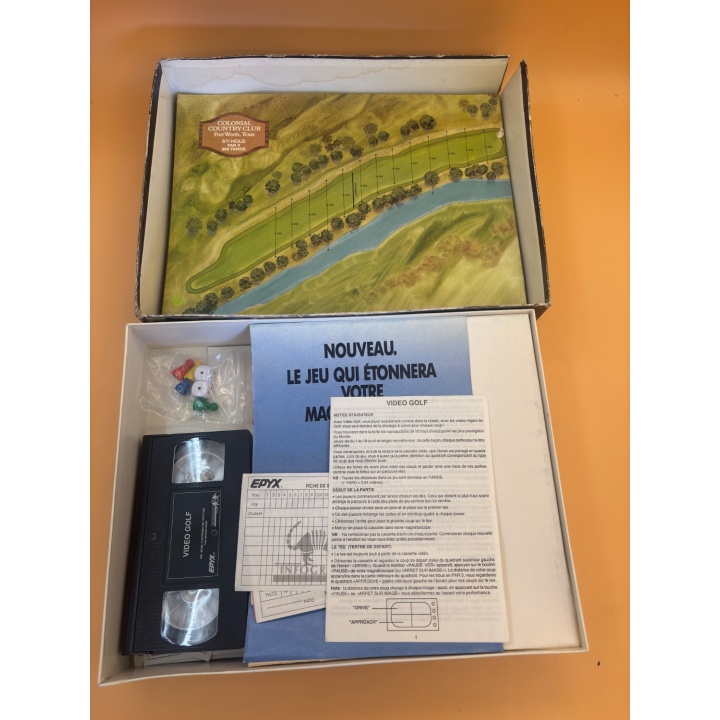 EPYX Video Golf - Jeu VHS Interactif Vintage Magnétoscope